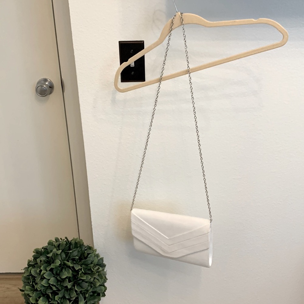 White Velvet Bag